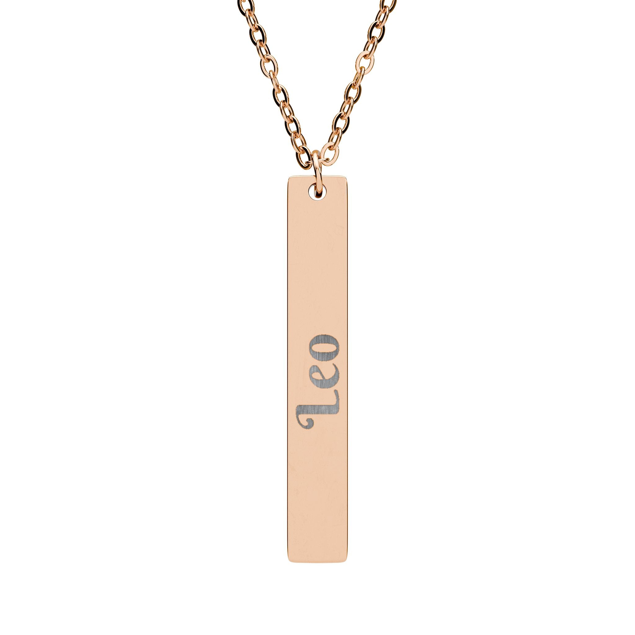 CUSTOM ~ Vertical Bar Engraved