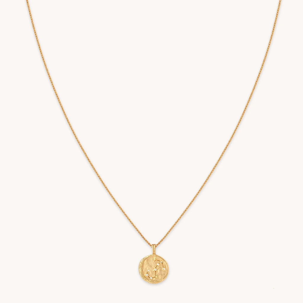 Scorpio Zodiac Pendant Necklace in Gold  Add to wishlist